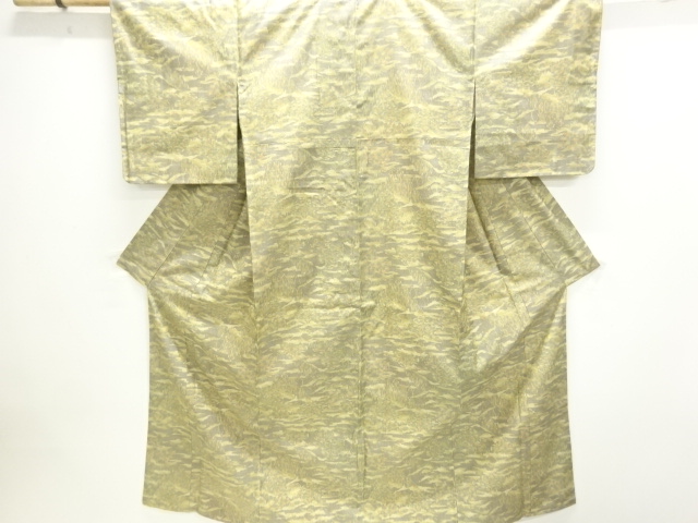 JAPANESE KIMONO / OMESHI / NISHIJIN-ORI / WOVEN ABSTRACT